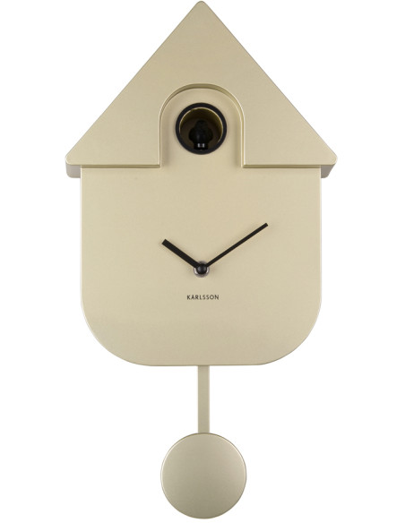 Horloge coucou murale dorée ABS 21,5x8,5x41 cm Cuckoo Metallic Karlsson - 1