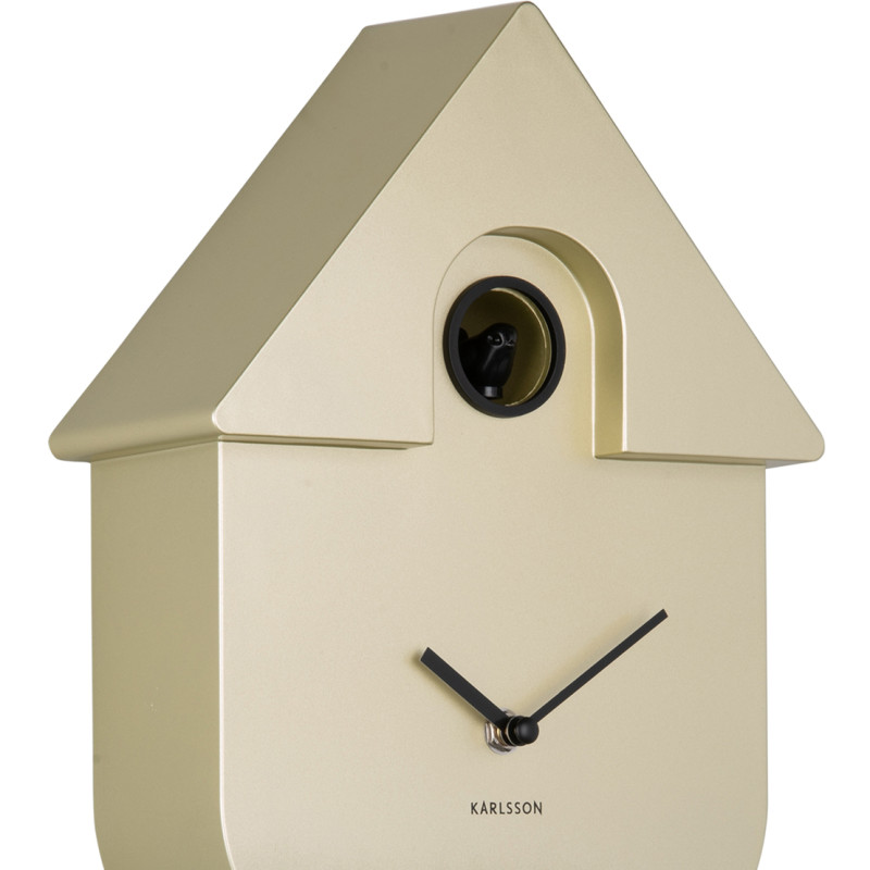 Horloge coucou murale dorée ABS 21,5x8,5x41 cm Cuckoo Metallic Karlsson - 4