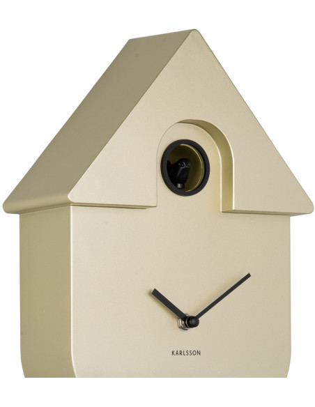 Horloge coucou murale dorée ABS 21,5x8,5x41 cm Cuckoo Metallic Karlsson - 4