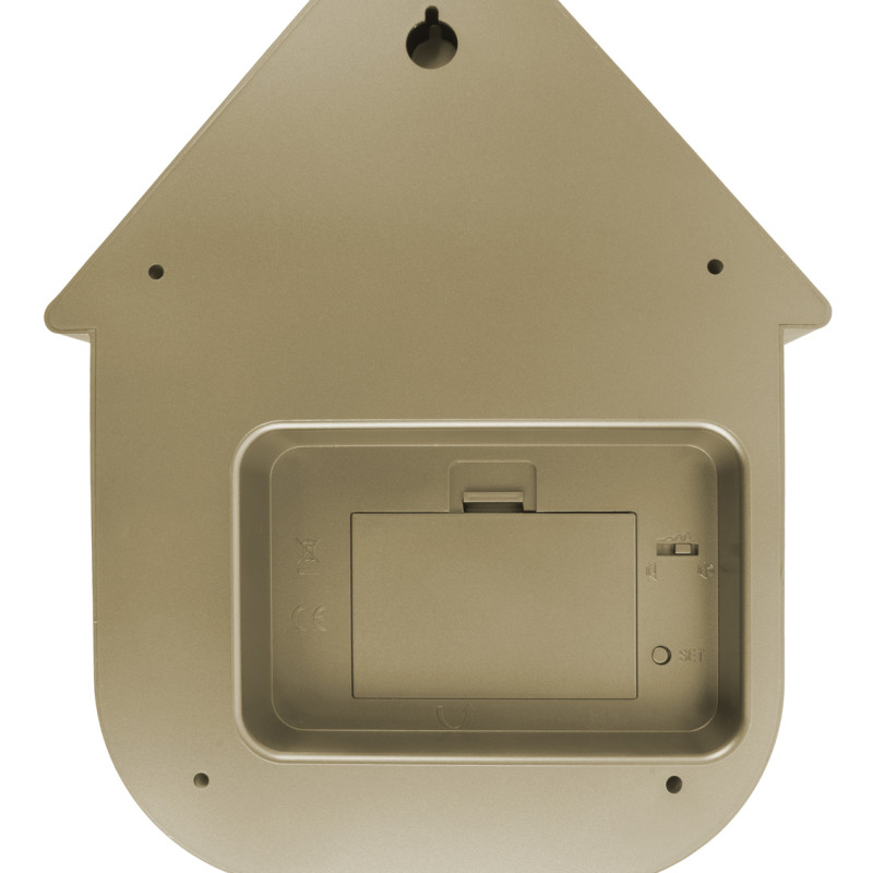 Horloge coucou murale dorée ABS 21,5x8,5x41 cm Cuckoo Metallic Karlsson - 5