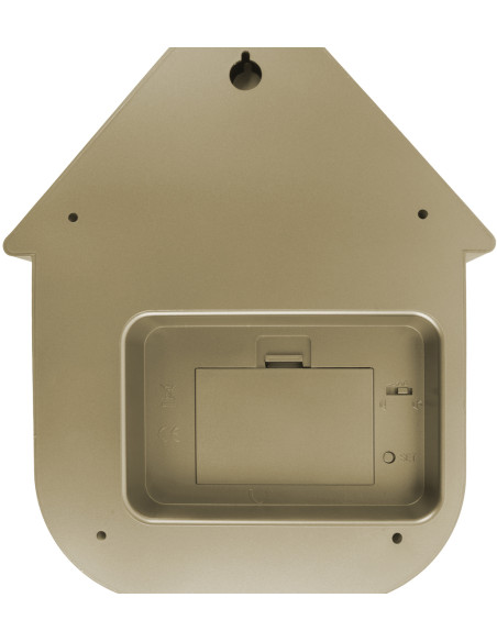 Horloge coucou murale dorée ABS 21,5x8,5x41 cm Cuckoo Metallic Karlsson - 5