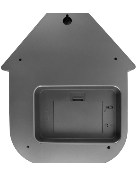 Horloge coucou murale gris foncé métallisé ABS 21,5x8,5x41 cm Cuckoo Metallic Karlsson - 5