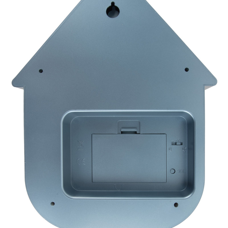 Horloge coucou murale bleu foncé métallisé ABS 21,5x8,5x41 cm Cuckoo Metallic Karlsson - 5