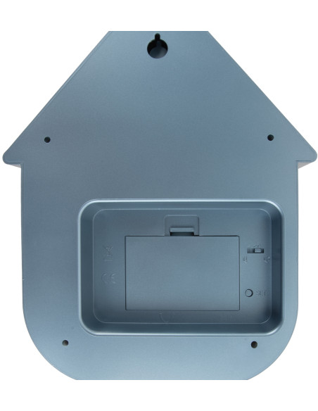Horloge coucou murale bleu foncé métallisé ABS 21,5x8,5x41 cm Cuckoo Metallic Karlsson - 5