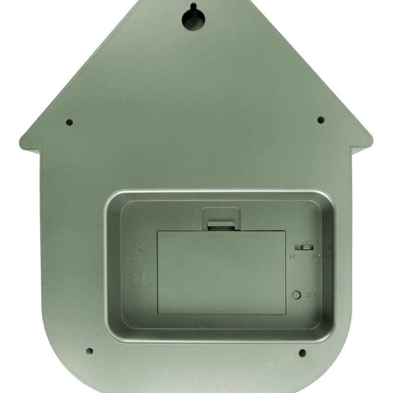 Horloge coucou murale vert sauge métallisé ABS 21,5x8,5x41 cm Cuckoo Metallic Karlsson - 5