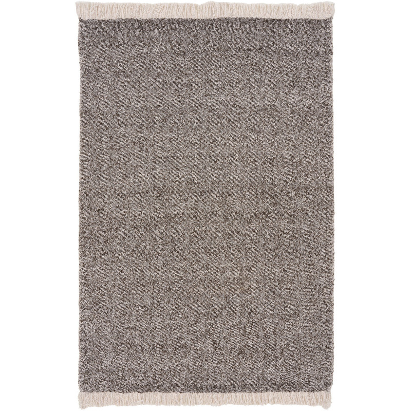 Plaid canapé beige brun à franges 130x180 cm Sira Housevitamin - 3