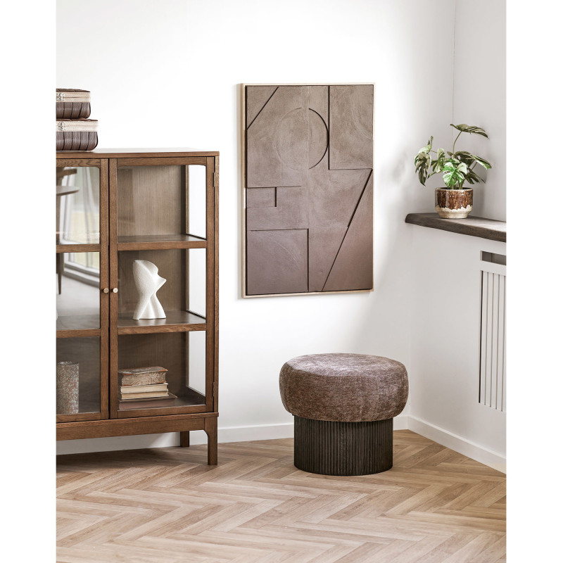 Tableau mural en relief marron MDF 60x90 cm Isabella House Nordic - 2