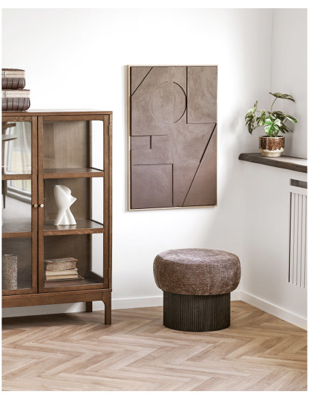 Tableau mural en relief marron MDF 60x90 cm Isabella House Nordic - 2