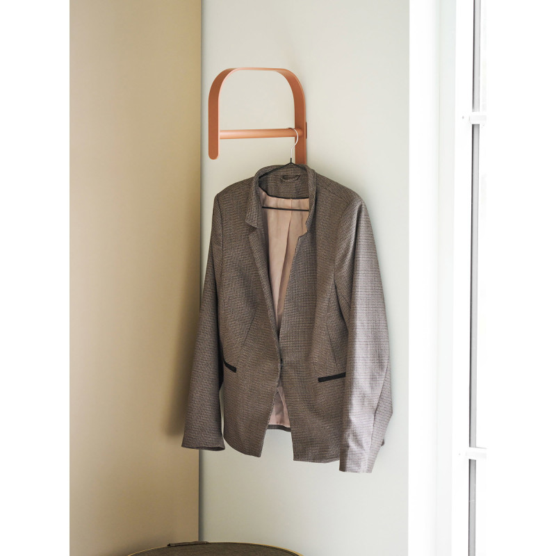 Porte-manteau mural métal cognac 30x80 cm Gresto House Nordic - 2