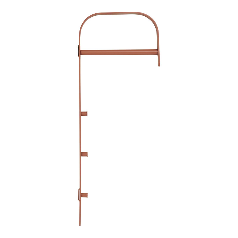 Porte-manteau mural métal cognac 30x80 cm Gresto House Nordic - 3