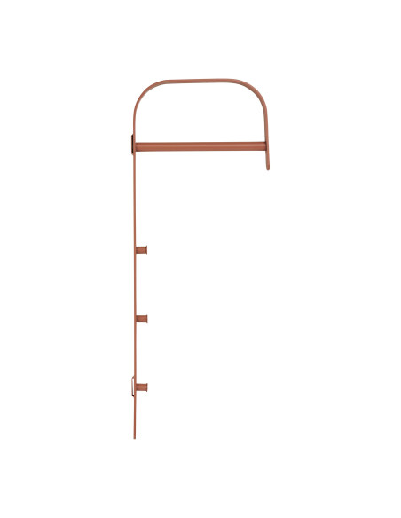 Porte-manteau mural métal cognac 30x80 cm Gresto House Nordic - 3