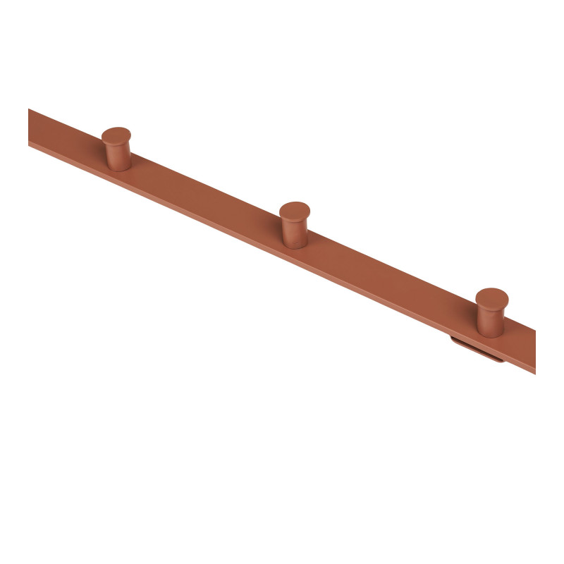 Porte-manteau mural métal cognac 30x80 cm Gresto House Nordic - 4