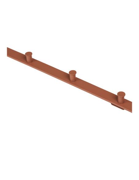 Porte-manteau mural métal cognac 30x80 cm Gresto House Nordic - 4