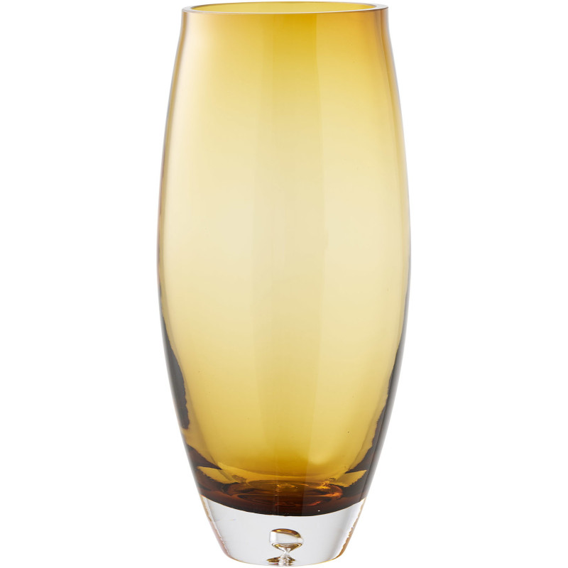 Vase verre soufflé orange doré 32 cm Auralvik House Nordic - 1