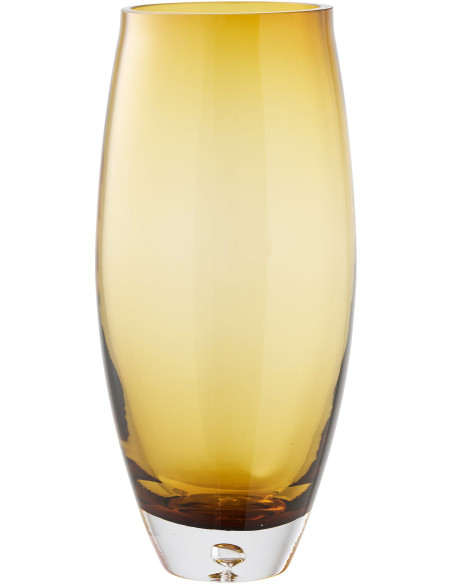 Vase verre soufflé orange doré 32 cm Auralvik House Nordic - 1