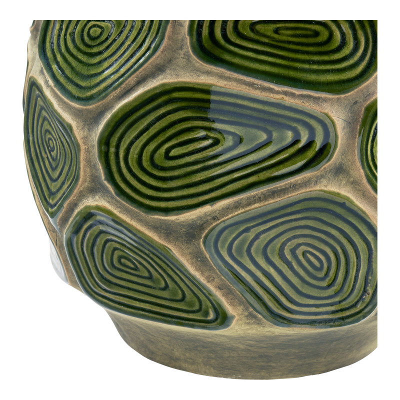 Cache-pot céramique vert forêt relief 18 cm Skovrynn House Nordic - 4