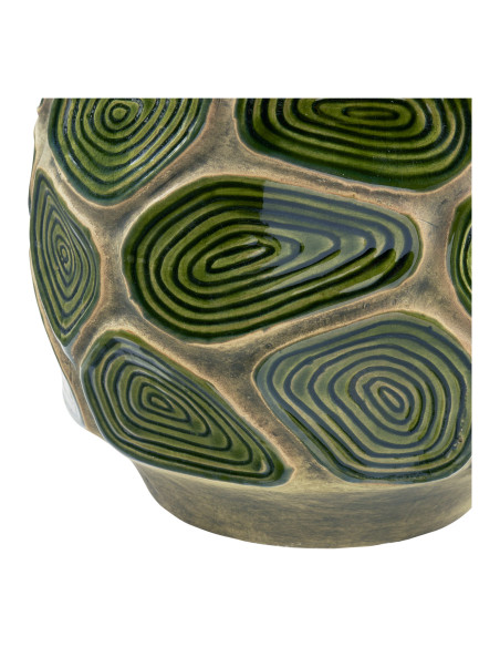 Cache-pot céramique vert forêt relief 18 cm Skovrynn House Nordic - 4