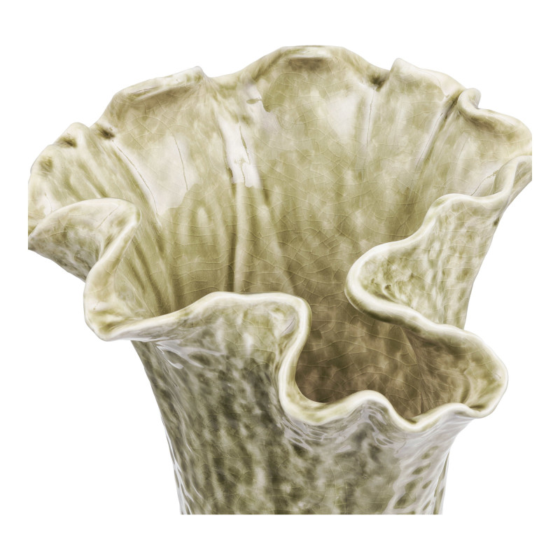 Vase céramique sable ondulé 23,5 cm Fjelloryn House Nordic - 3