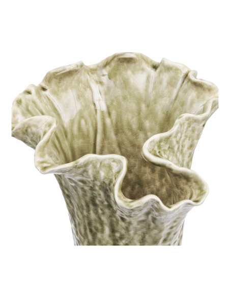 Vase céramique sable ondulé 23,5 cm Fjelloryn House Nordic - 3