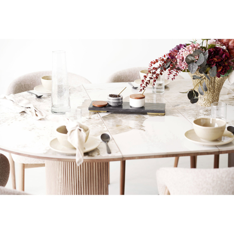 Vase céramique sable ondulé 23,5 cm Fjelloryn House Nordic - 10