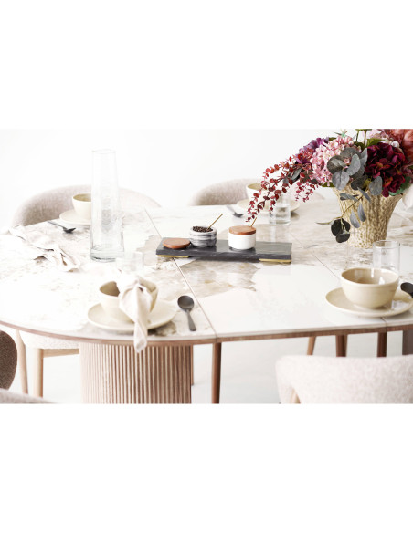 Vase céramique sable ondulé 23,5 cm Fjelloryn House Nordic - 10
