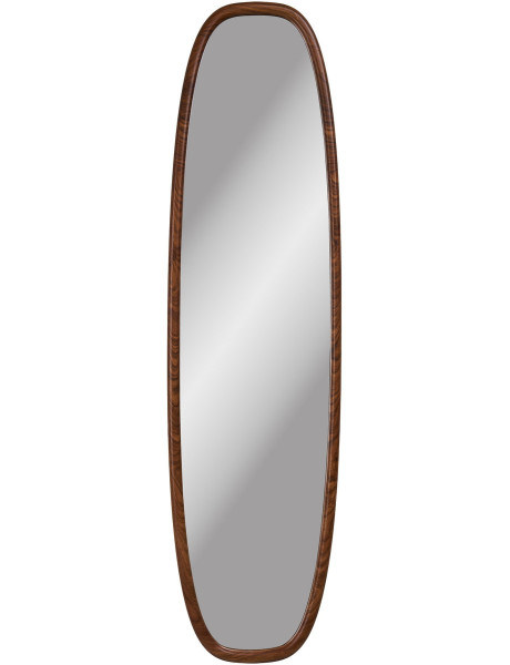 Miroir mural ovale effet bois 40x150 cm Luxon House Nordic - 1