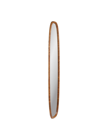 Miroir mural ovale effet bois 40x150 cm Luxon House Nordic - 3