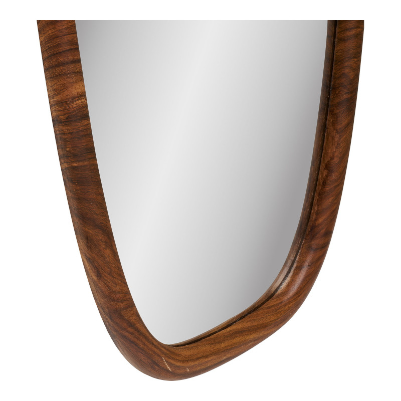 Miroir mural ovale effet bois 40x150 cm Luxon House Nordic - 4