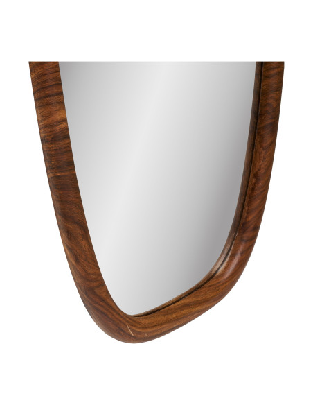 Miroir mural ovale effet bois 40x150 cm Luxon House Nordic - 4