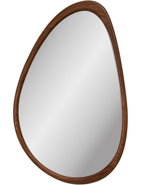 Miroir mural organique effet bois 50x80 cm Luxon House Nordic - 1