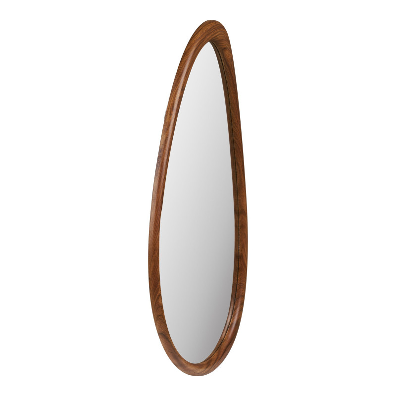 Miroir mural organique effet bois 50x80 cm Luxon House Nordic - 3