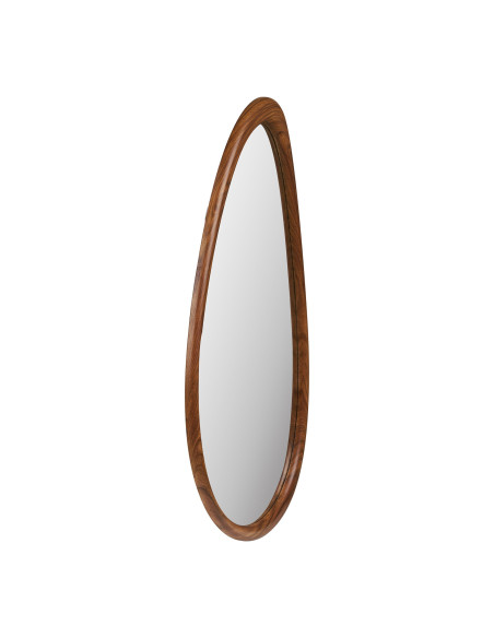 Miroir mural organique effet bois 50x80 cm Luxon House Nordic - 3