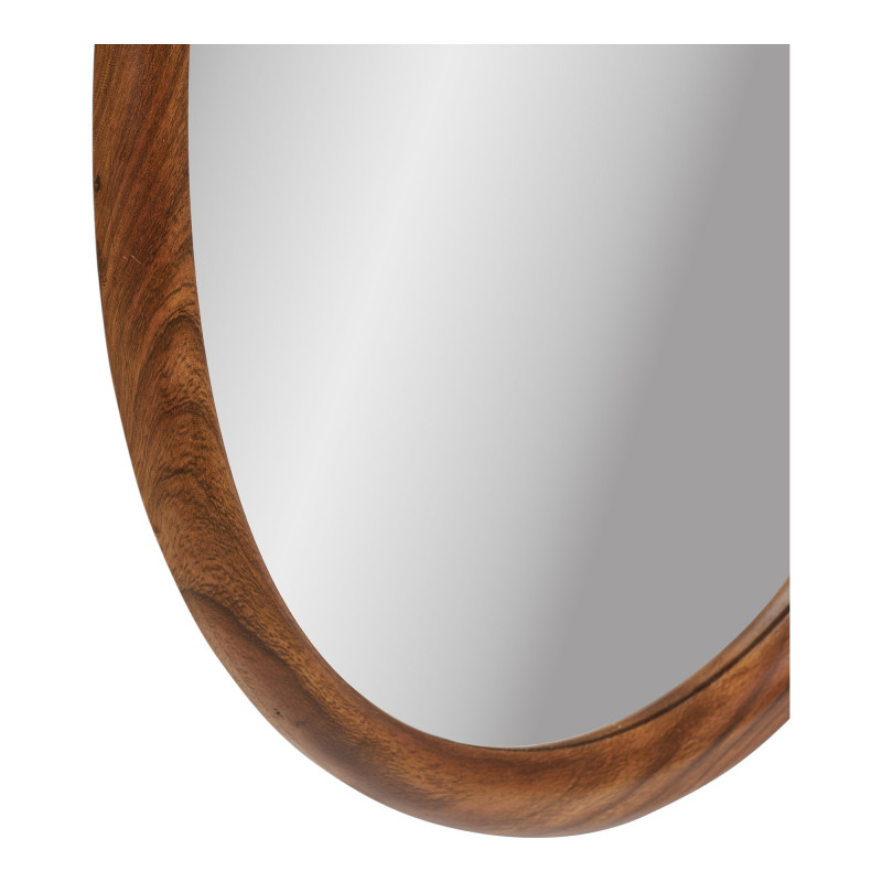Miroir mural organique effet bois 50x80 cm Luxon House Nordic - 4