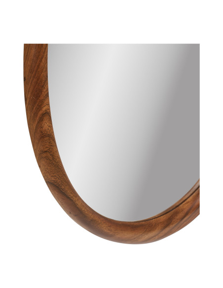 Miroir mural organique effet bois 50x80 cm Luxon House Nordic - 4