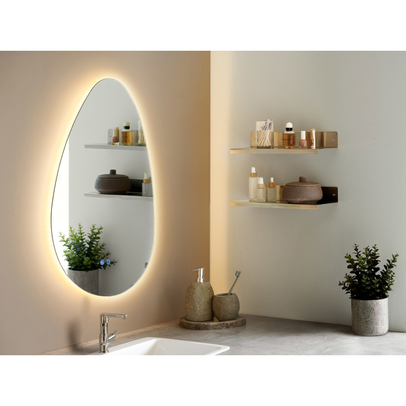 Miroir LED salle de bain antibuée 58x80 cm Kiama House Nordic - 8