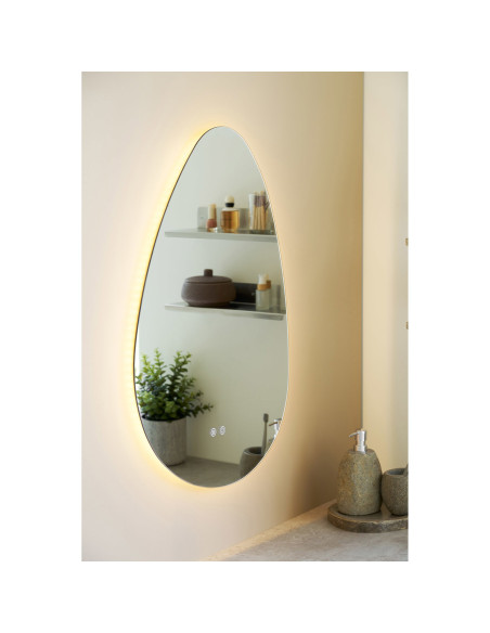 Miroir LED salle de bain antibuée 58x80 cm Kiama House Nordic - 2