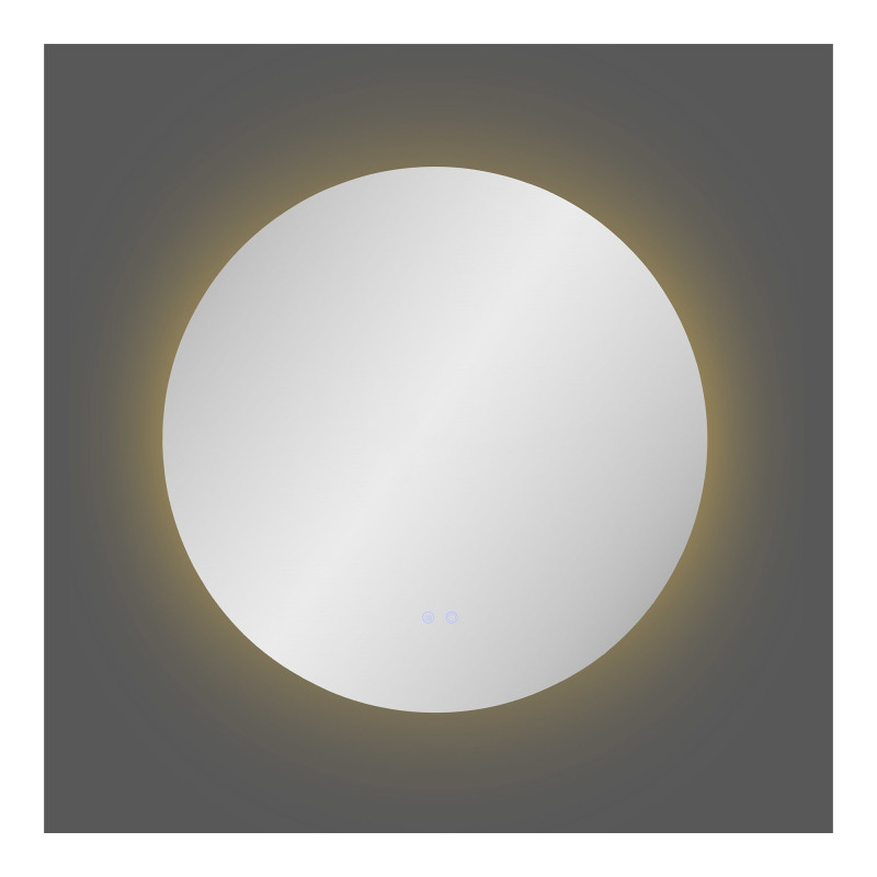 Miroir rond LED salle de bain antibuée 80 cm Kiama House Nordic - 7