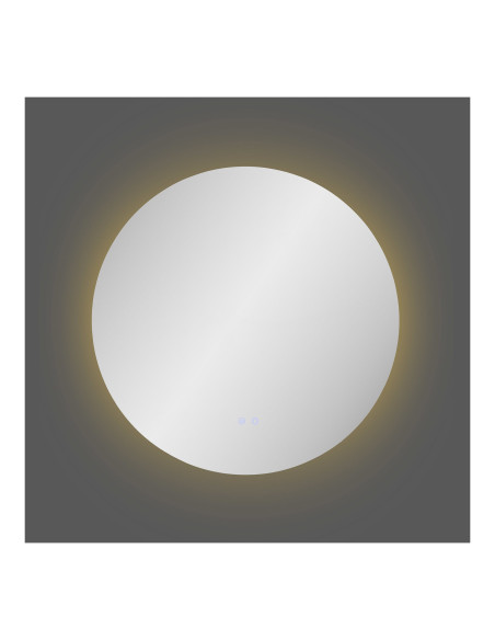 Miroir rond LED salle de bain antibuée 80 cm Kiama House Nordic - 7