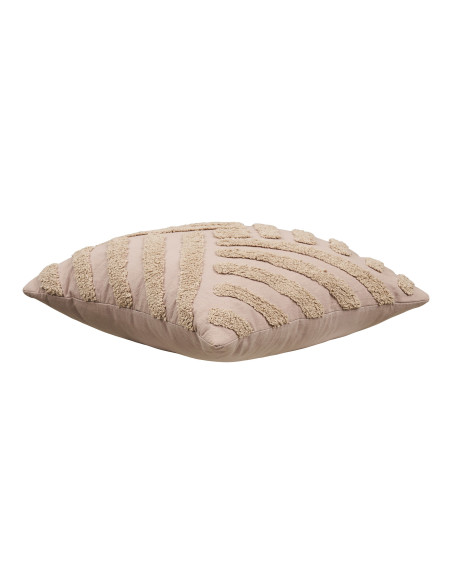 Coussin beige sable coton tufté 45x45 cm Albany House Nordic - 3