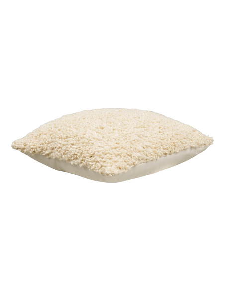 Coussin bouclette écru polyester 45x45 cm Tossa House Nordic - 3