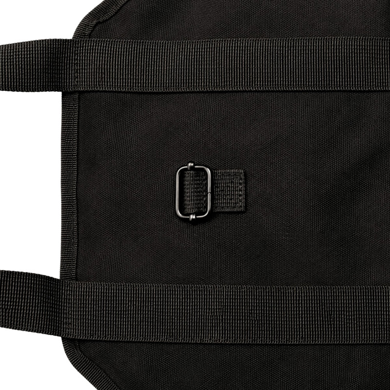 Sac à bûches noir en tissu 49x45 cm Rjukan  - 2
