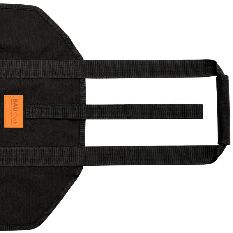 Sac à bûches noir en tissu 49x45 cm Rjukan  - 3