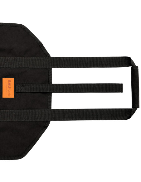 Sac à bûches noir en tissu 49x45 cm Rjukan  - 3
