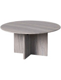 Table basse ronde pierre naturelle beige 100x100x48 cm Estremoz
