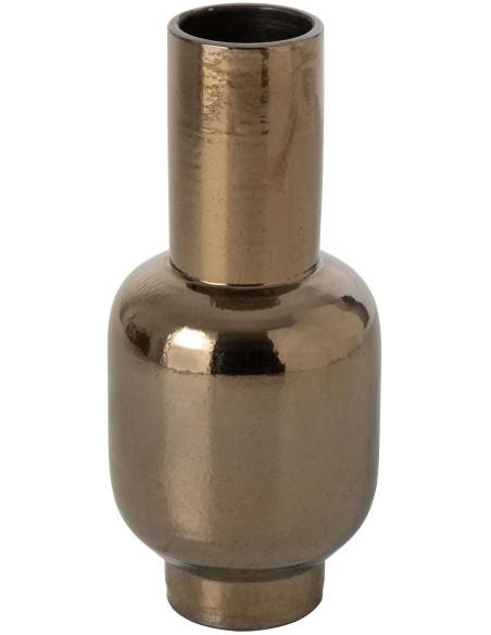Vase haut céramique effet bronze 22x22x50 cm Havenrijs J-Line - 1