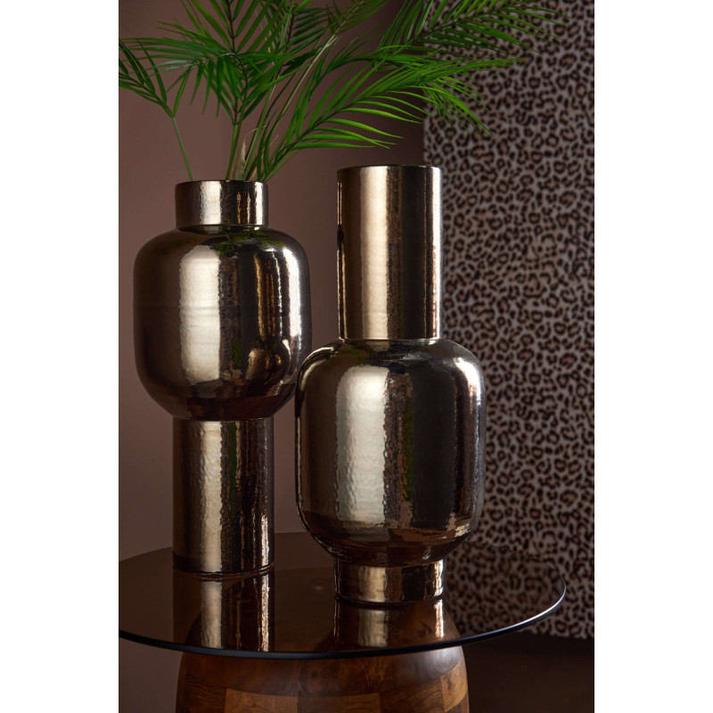 Vase haut céramique effet bronze 22x22x50 cm Havenrijs J-Line - 2