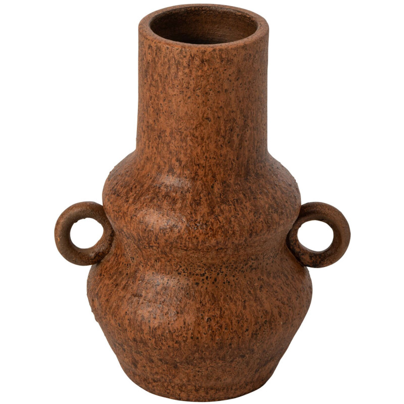 Vase amphore céramique cognac 27 cm Castelra J-Line - 1