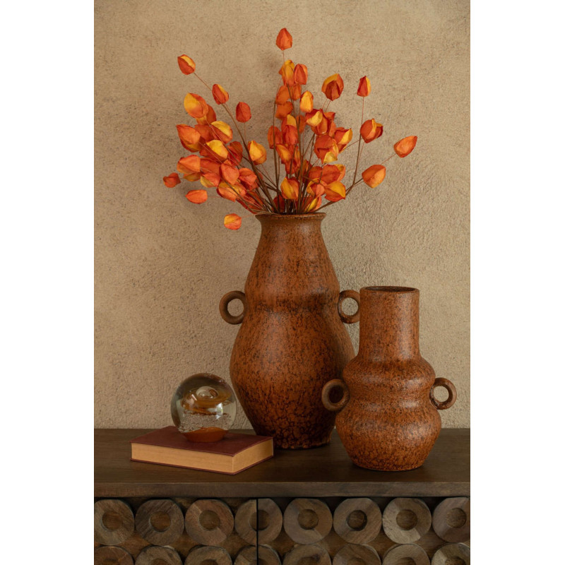 Vase amphore céramique cognac 41 cm Castelra J-Line - 2