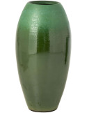 Vase de sol céramique vert turquoise 37x37x70 cm Elverdam