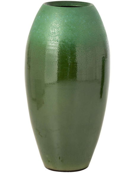 Vase de sol céramique vert turquoise 37x37x70 cm Elverdam J-Line - 1